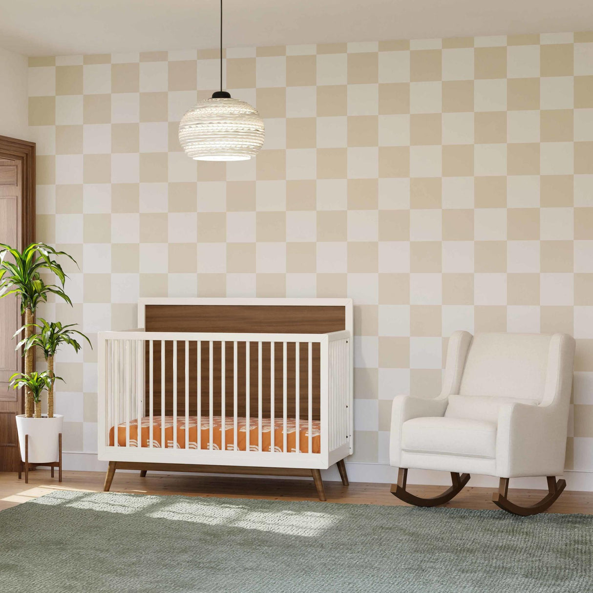 Babyletto Kai Rocker in Eco-Performance Fabric | Water Repellent & Stain Resistant