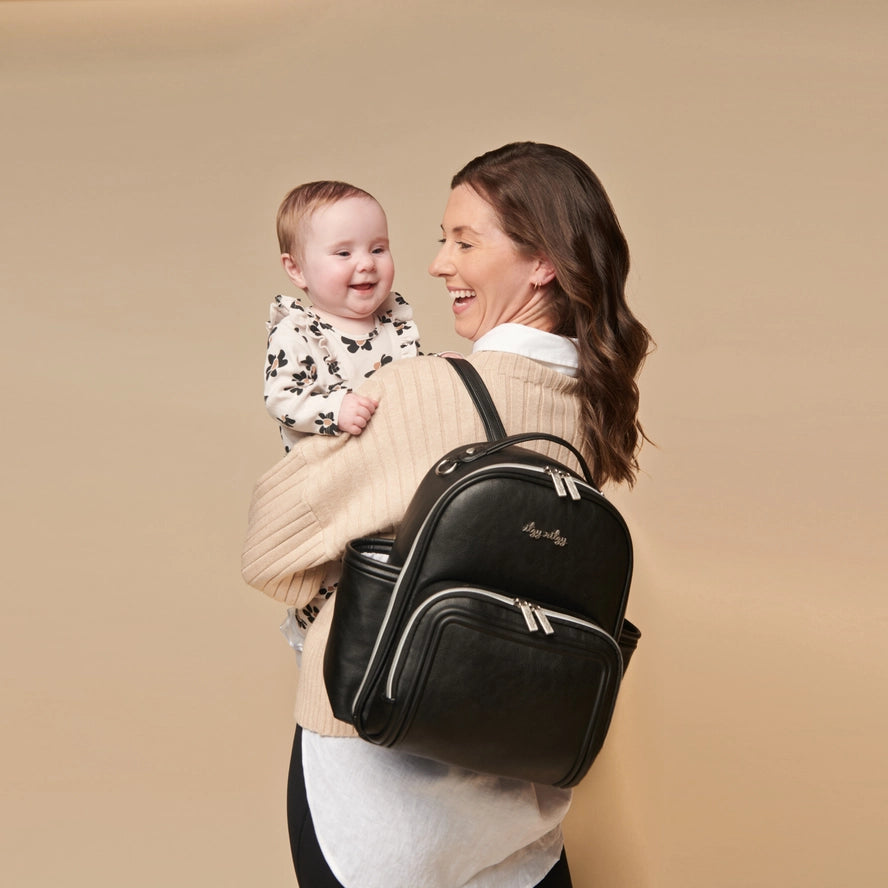 Noir Itzy Mini Plus™ Backpack Diaper Bag by Itzy Ritzy