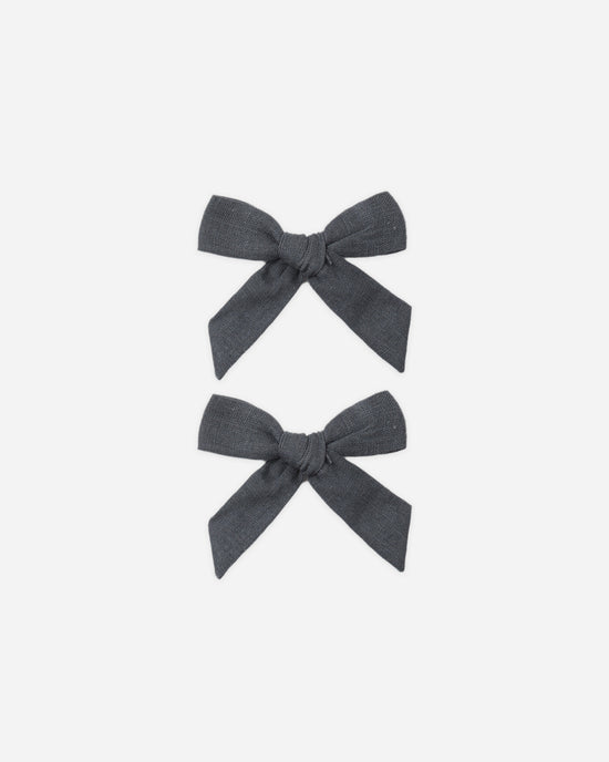 Bows, Set Of 2 || Midnight by Rylee + Cru