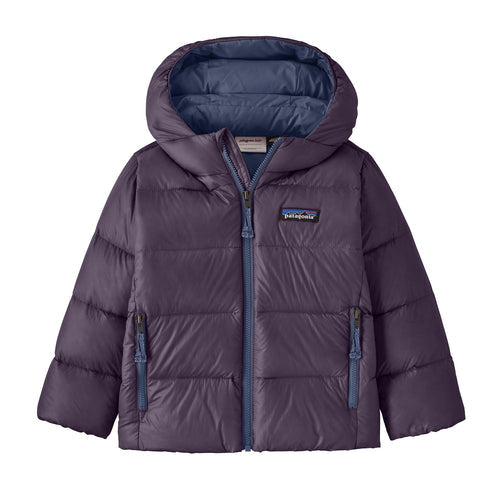 Baby Hi-Loft Down Sweater Hoody- Plummet Purple by Patagonia