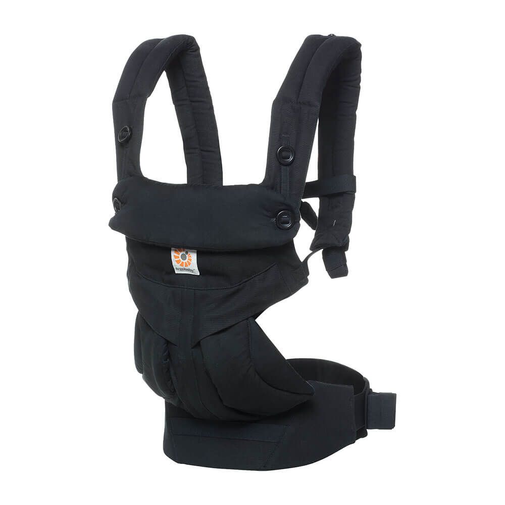 Omni 360 Cotton Baby Carrier - Pure Black by Ergobaby