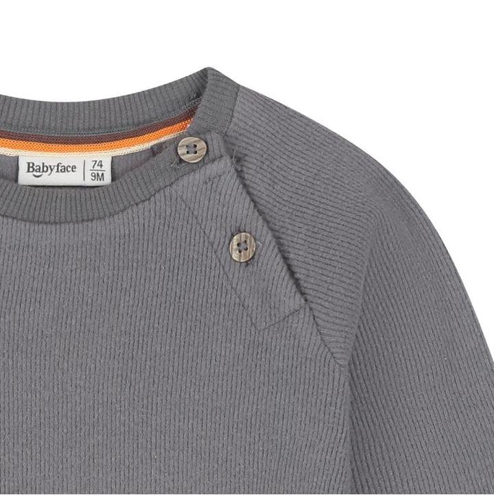 Long Sleeve Tee- Steel by Babyface