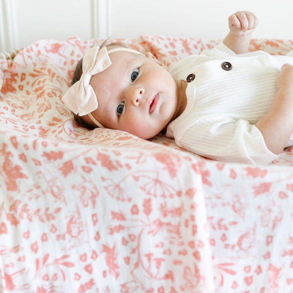 Bamboo Rayon Muslin Swaddle- By Hope Wild Wood by Saranoni