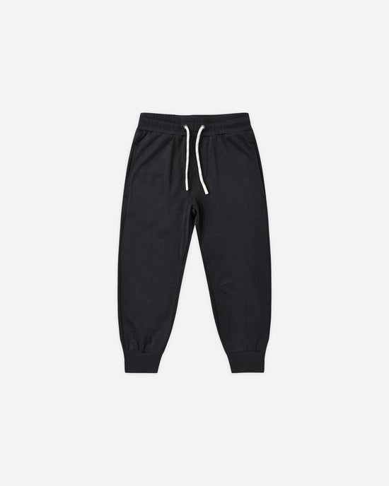 Century Tech Jogger || Heathered Black by Rylee + Cru