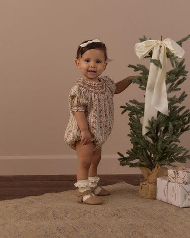 Ada Romper || Floral Stripe by Rylee + Cru