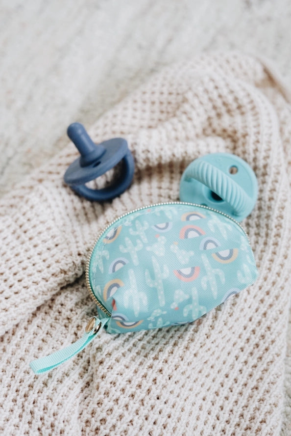 Everything Pouch For Pacifiers, Coins & Ear Buds - Cactus by Itzy Ritzy