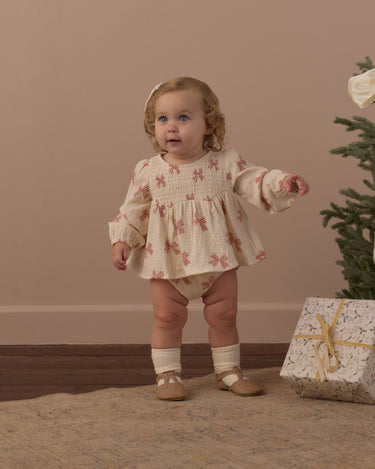 Sophia Top + Bloomer Set || Peppermint Bows by Rylee + Cru