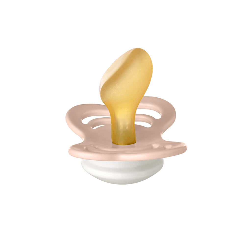 Couture GLOW Pacifiers 2 Pk- Blush/Vanilla by Bibs