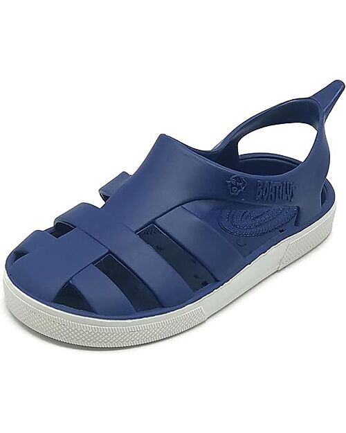 Bioty Transparent Sandals | Navy White by Boatilus