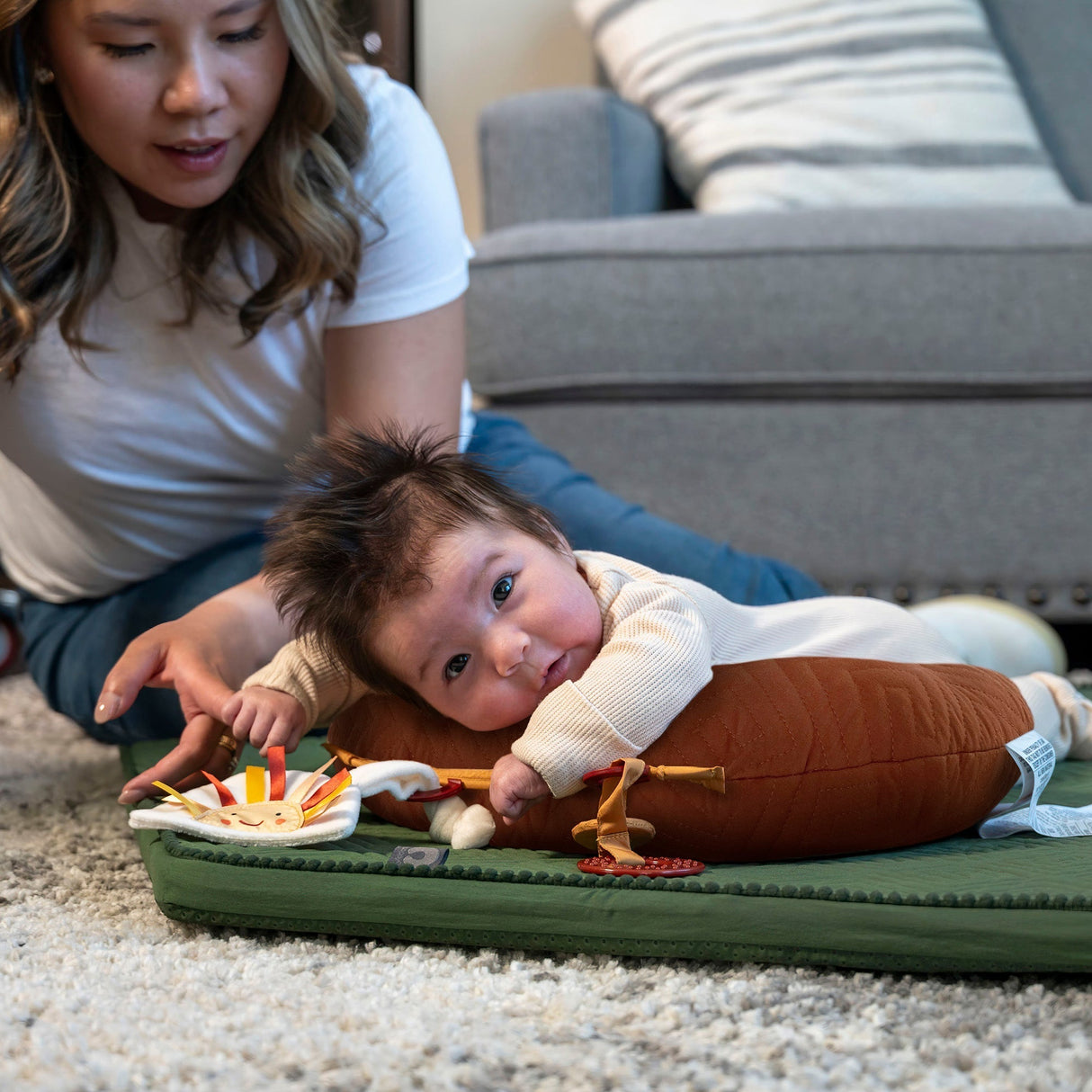 Boutique Tummy Time Prop - Maze Spice by Boppy