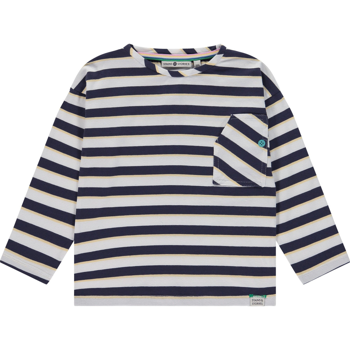 Striped Long Sleeve T-Shirt by Stains & Stories