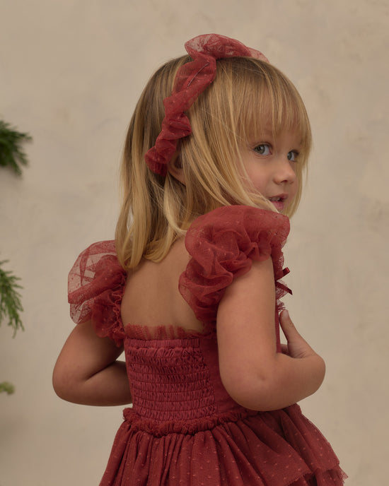 Gathered Headband || Ruby by Noralee