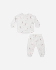 Long Sleeve Tee + Pant Set || Dalmatian by Rylee + Cru