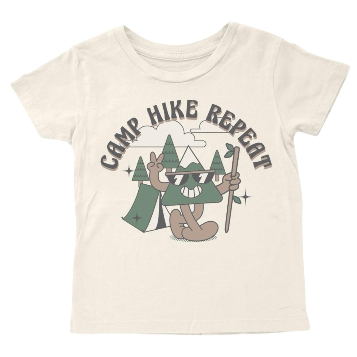 Camp Hike Repeat Tee by Tiny Whales