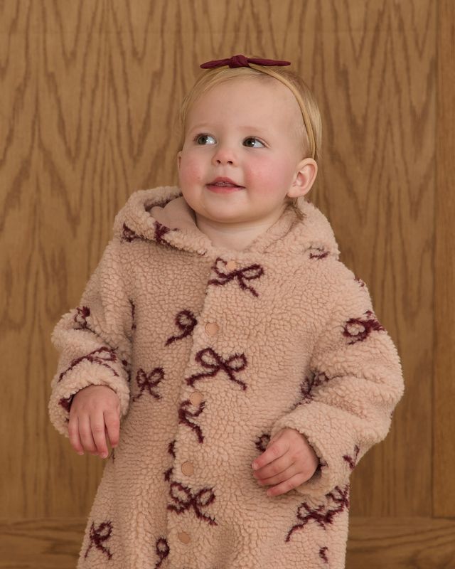 Fleece Jumpsuit || Bows by Rylee + Cru