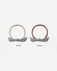 Little Knot Headband || Slate by Quincy Mae