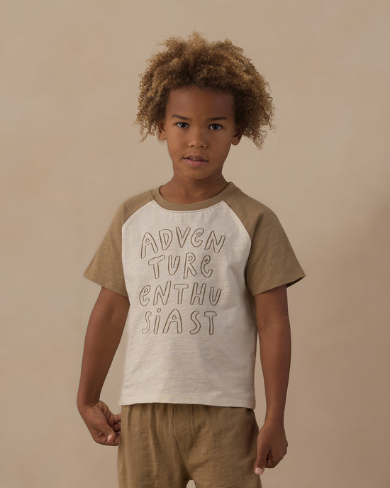 Raglan Short Sleeve Tee || Adventure Enthusiast by Rylee + Cru