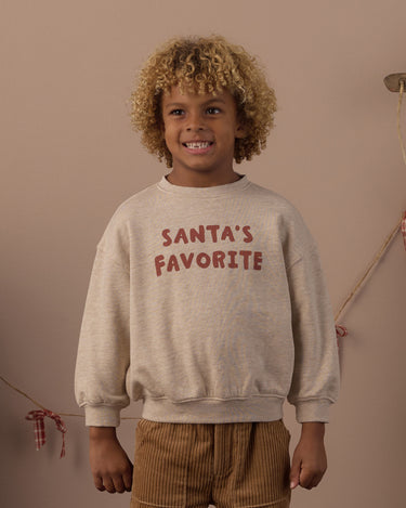 Relaxed Sweatshirt || Santa's Favorite by Rylee + Cru