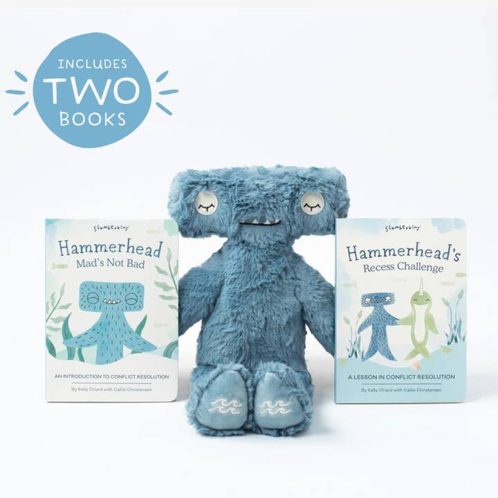 Hammerhead's Conflict Resolution Plush Set +2 Books by Slumberkins