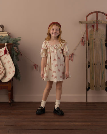 Sabrina Mini Dress || Peppermint Bows by Rylee + Cru