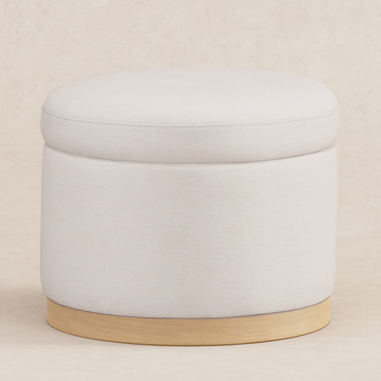 Babyletto Naka Storage Ottoman in Eco-Performance Fabric | Water Repellent & Stain Resistant