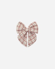 Bow || Christmas Plaid by Quincy Mae
