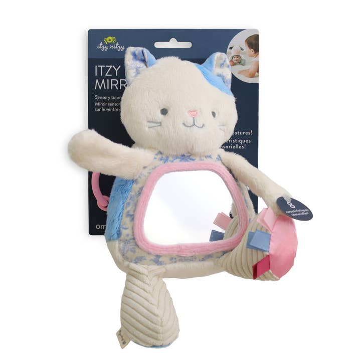 Itzy Bitzy Mirror Sensory Tummy Time- Kitty by Itzy Ritzy