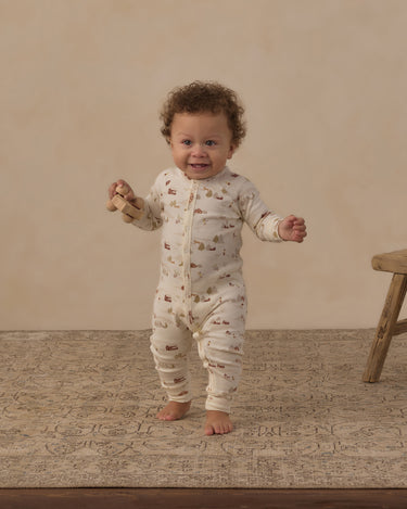 Organic Pajama Long John || Ski Town by Rylee + Cru