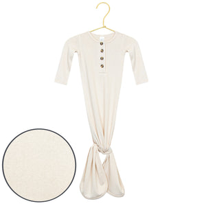 Dakota Plush Knit Knotted Gown by Lou Lou + Company