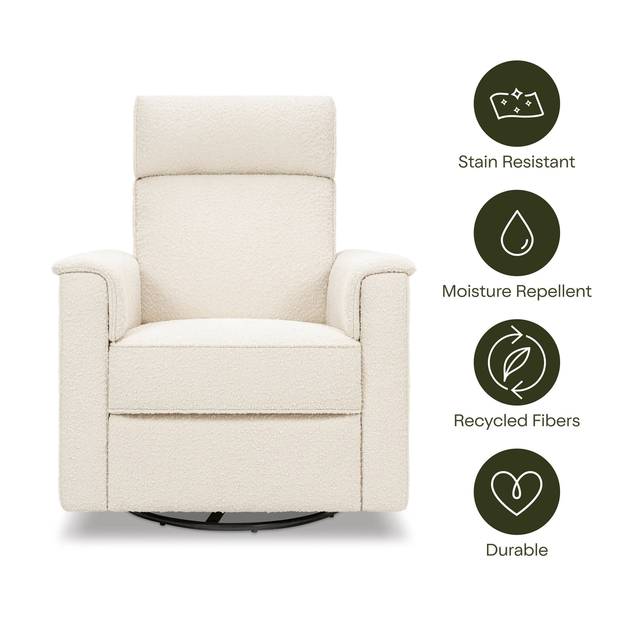 Namesake Willa Deluxe Power Recliner and Swivel Glider with Heat & Massage