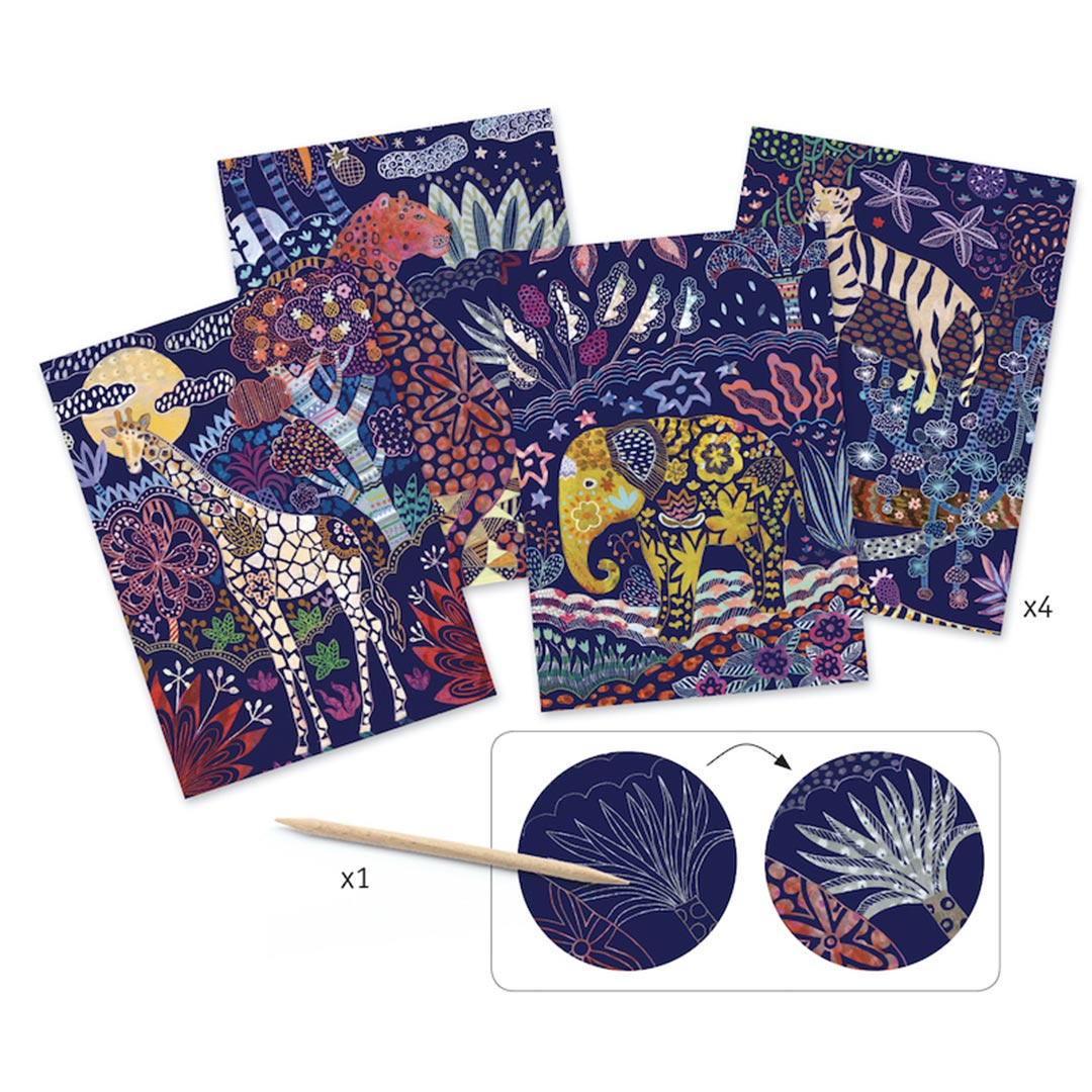 Scratch Cards - Lush Nature by Djeco