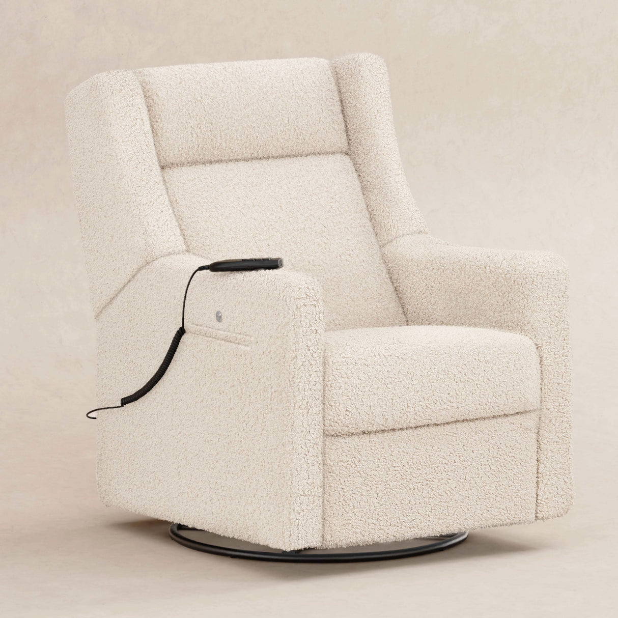 Babyletto Kiwi Deluxe Power Recliner & Swivel Glider with Heat and Massage