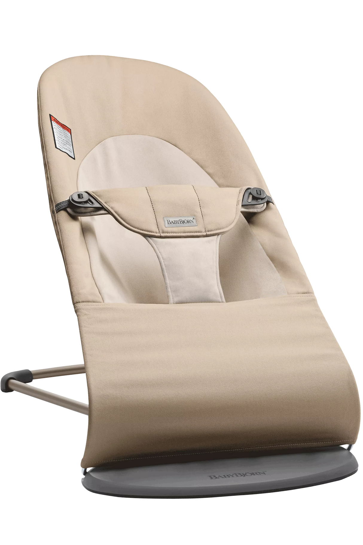 Bouncer Balance Soft - Cotton in Khaki/Beige by BabyBjorn