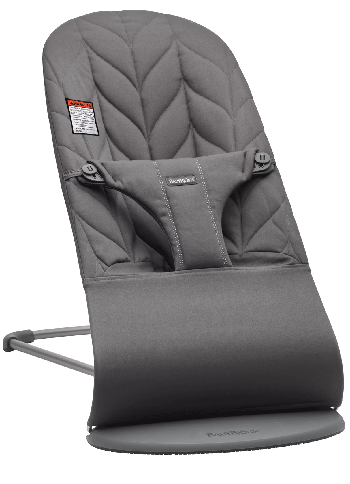 Bouncer Bliss - Cotton Petal Quilt in Anthracite by BabyBjorn