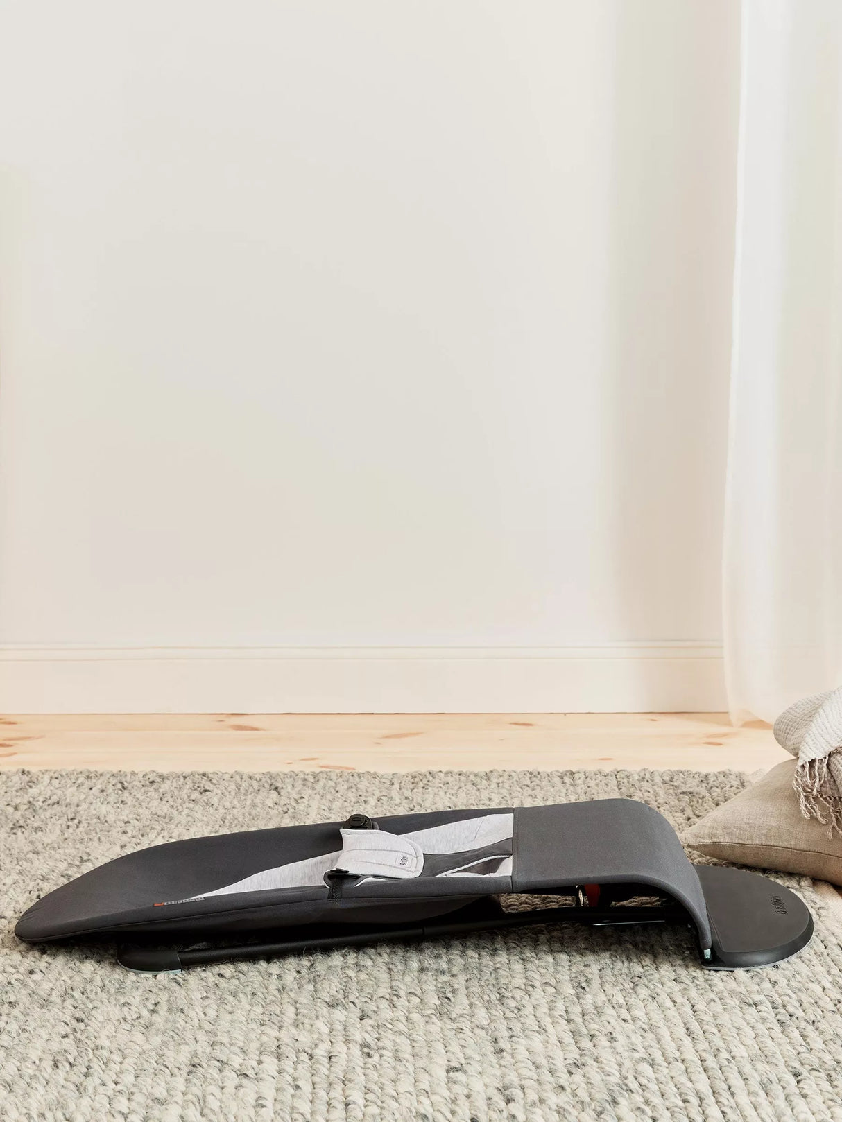 Bouncer Balance Soft - Cotton/Jersey in Dark Gray/Gray by BabyBjorn