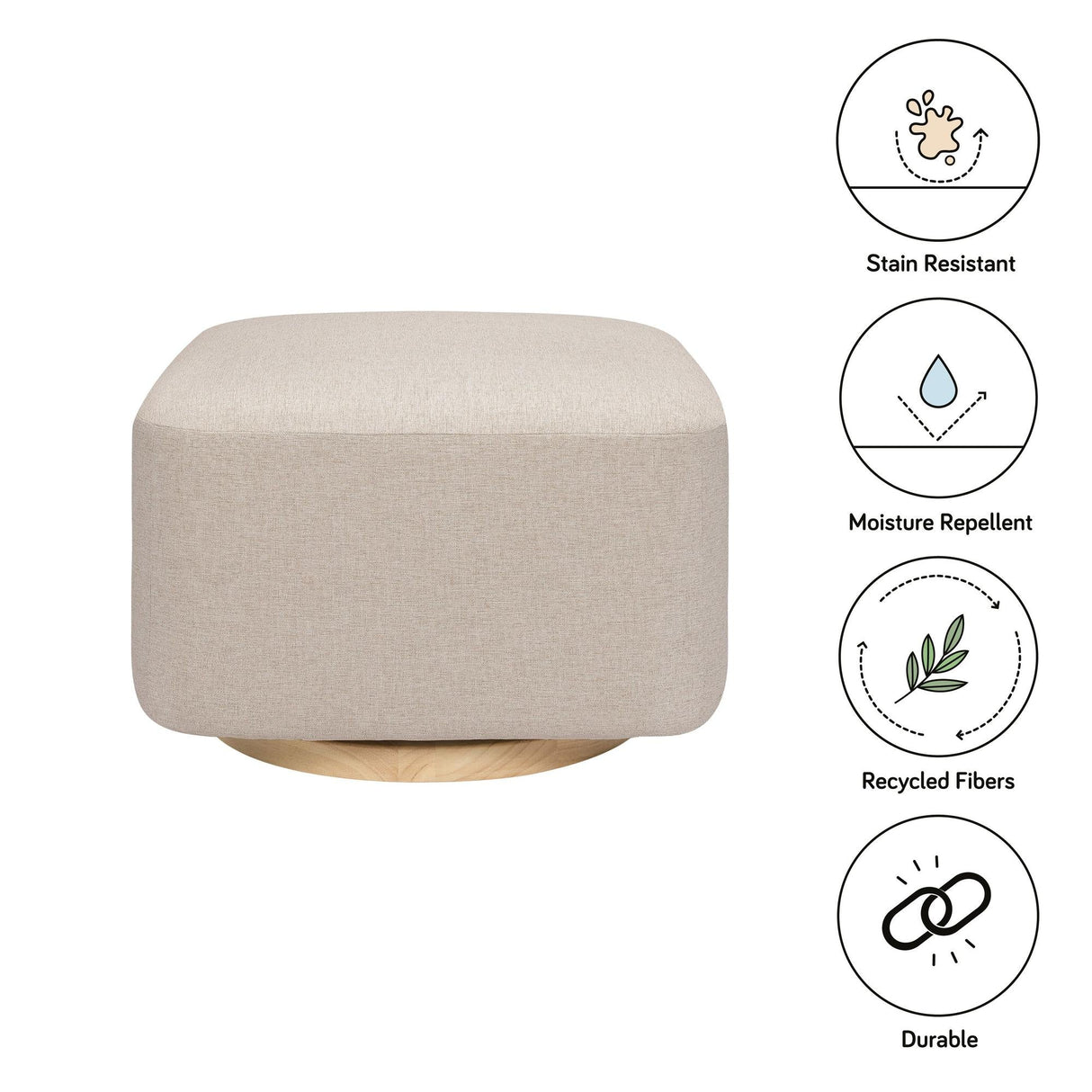 Babyletto Kiwi Gliding Ottoman