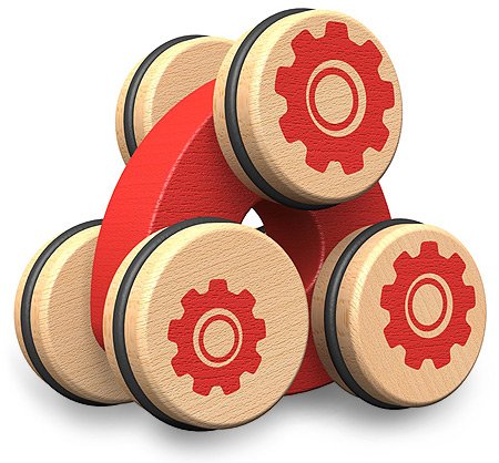 Tumbler - Red by BeginAgain Toys