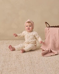 Ribbed Baby Jumpsuit || Fall Ditsy by Quincy Mae