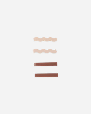 Wavy Clip Set || Petal, Mulberry by Rylee + Cru