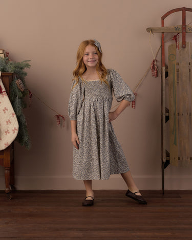 Della Dress || Slate Floral by Rylee + Cru