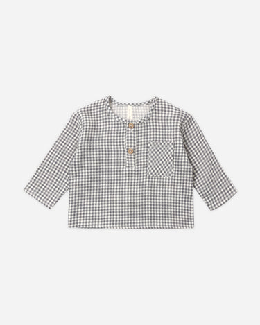 Rory Shirt || Midnight Gingham by Quincy Mae