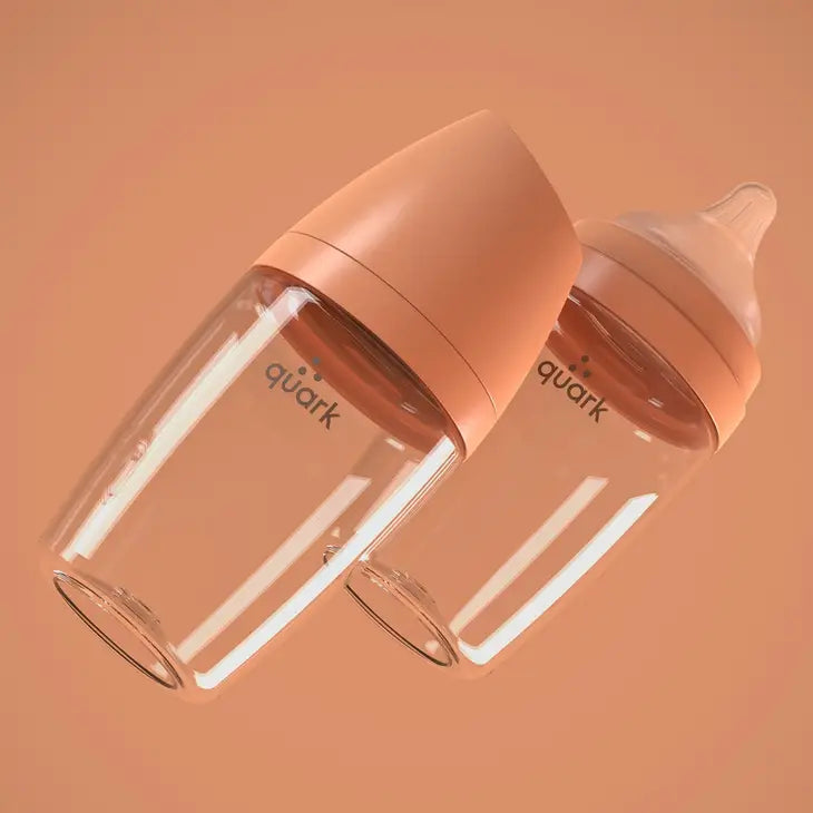 Buubibottle Max Hybrid Feeding Bottle - Orange by Quark Baby