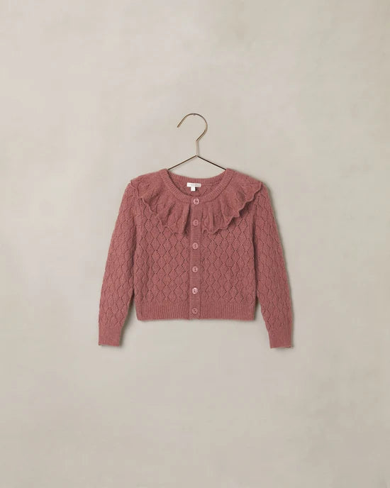 Ruffle Cardigan Sweater || Spice by Noralee