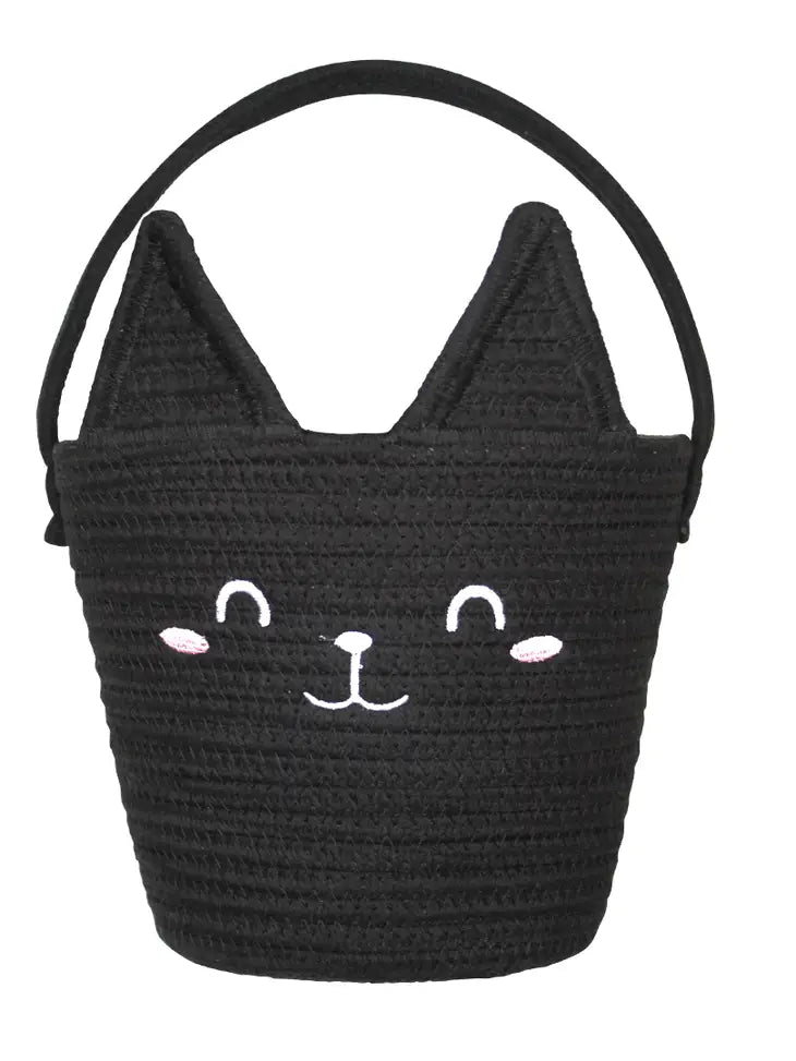 Lucy's Room Cat Rope Halloween Basket by Emerson and Friends