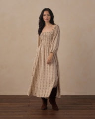 Women's Magnolia Dress || Floral Stripe by Rylee