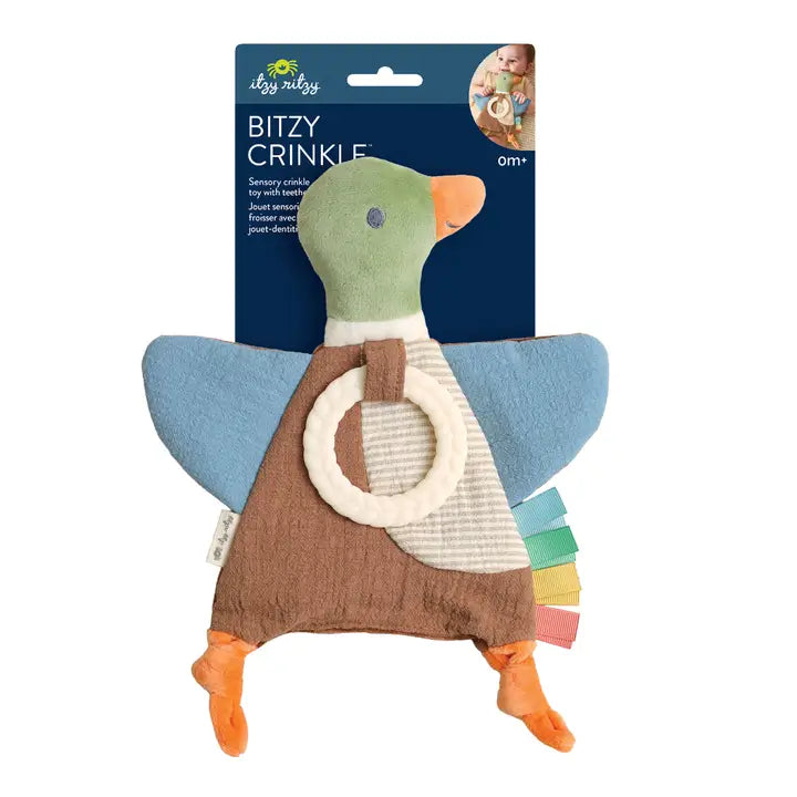 Mallard Duck Bitzy Crinkle by Itzy Ritzy