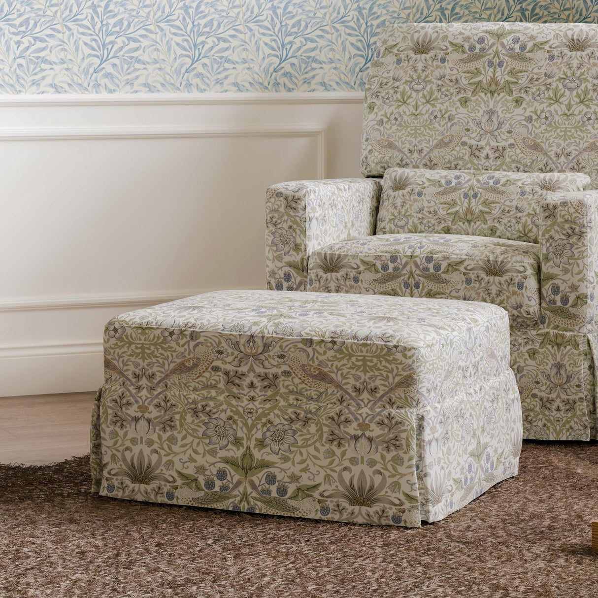 Morris & Co. x Namesake Crawford Gliding Ottoman