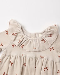 Wendy Romper || Red Bows by Quincy Mae