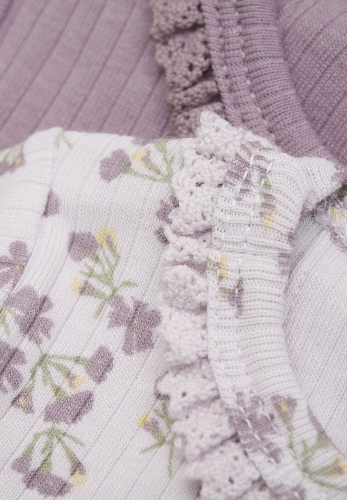 L/S Bodysuit- Elderberry Floral by Fixoni