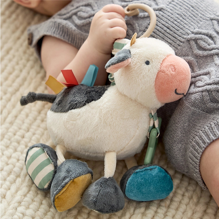 Cow Itzy Friends Link & Love™ Activity Plush by Itzy Ritzy